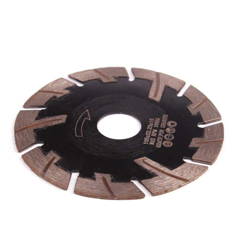 DB65 Diamond Tools 4 Inch Hand Saw Wall Cutter D105mm Sintered Turbo Segmented Cutting Disc for Hard Stone Concrete 10PCS