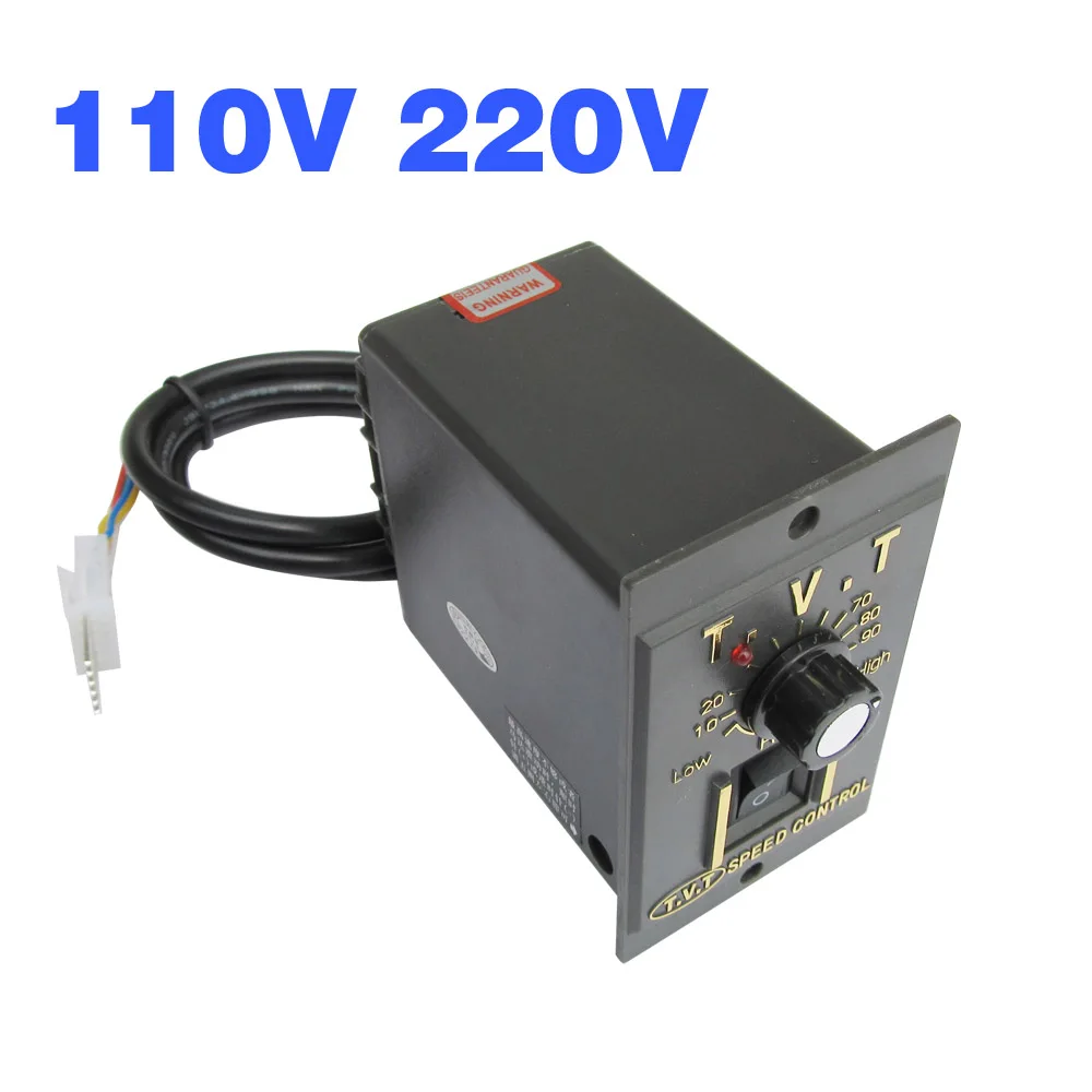 AC 110V 220V motor electrical speed controller Governor 6W 15W 25W 40W 60W 90W 120W 200W Adjustable regulator switch control