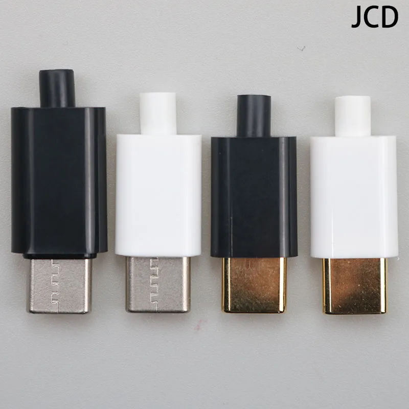 10Pcs DIY 5A Micro USB Male Plug gold-plated Connectors Kit  Type-C DIY Data Cable USB Charging Connector Plug Accessories