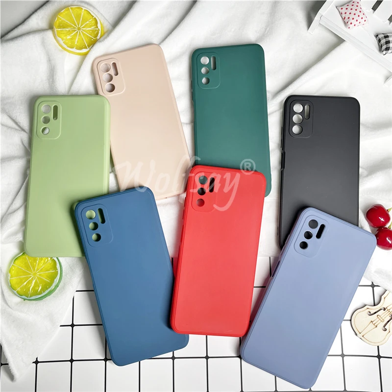 Candy Case For Xiaomi Poco M3 Pro 5G Case Solid Color Liquid Case For Xiaomi Poco M3 Pro 5G Cover For Xiaomi Poco M3 Pro 5G 6.5