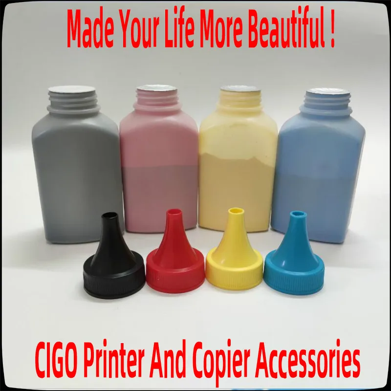 Imagem -06 - para Samsung Clp500 Clp-510 Clp-515 Clp-550 Clp600 Clp 500 510 515 550 600 Xerox 6100 Impressora a Cores pó de Toner Refil Kit