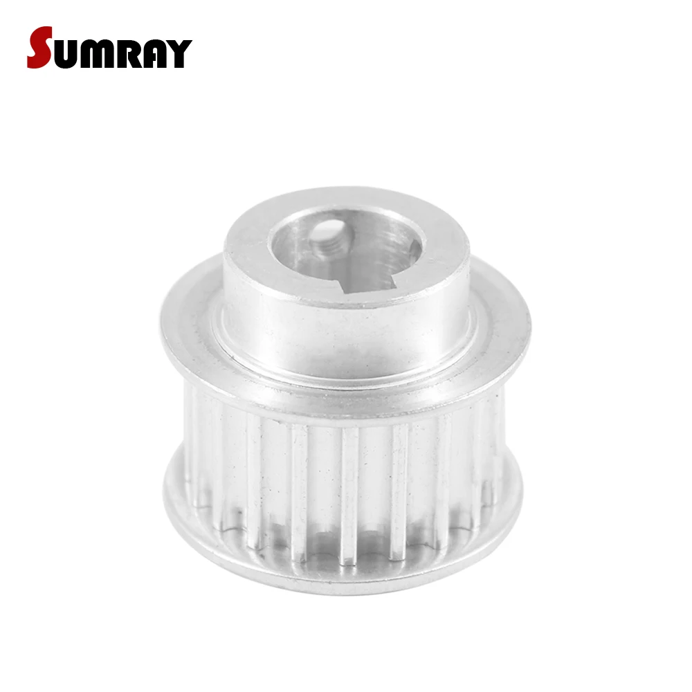 5M 20T Keyway Timing Pulley 8/10/12/14/15mm Bore Keyway Diameter 3/4/5mm 16/21mm Width Toothed Pulley Wheel for CNC Machine