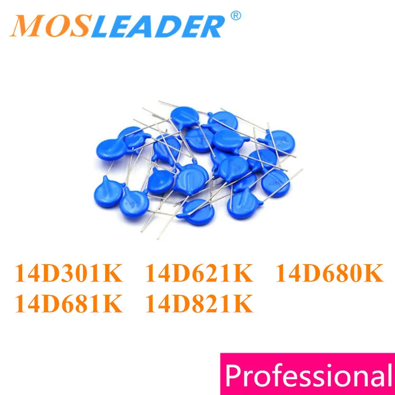 

Mosleader 500PCS 14MM 14D301K 14D621K 14D680K 14D681K 14D821K DIP Varistor 14D301 14D621 14D680 14D681 14D821 Chinese