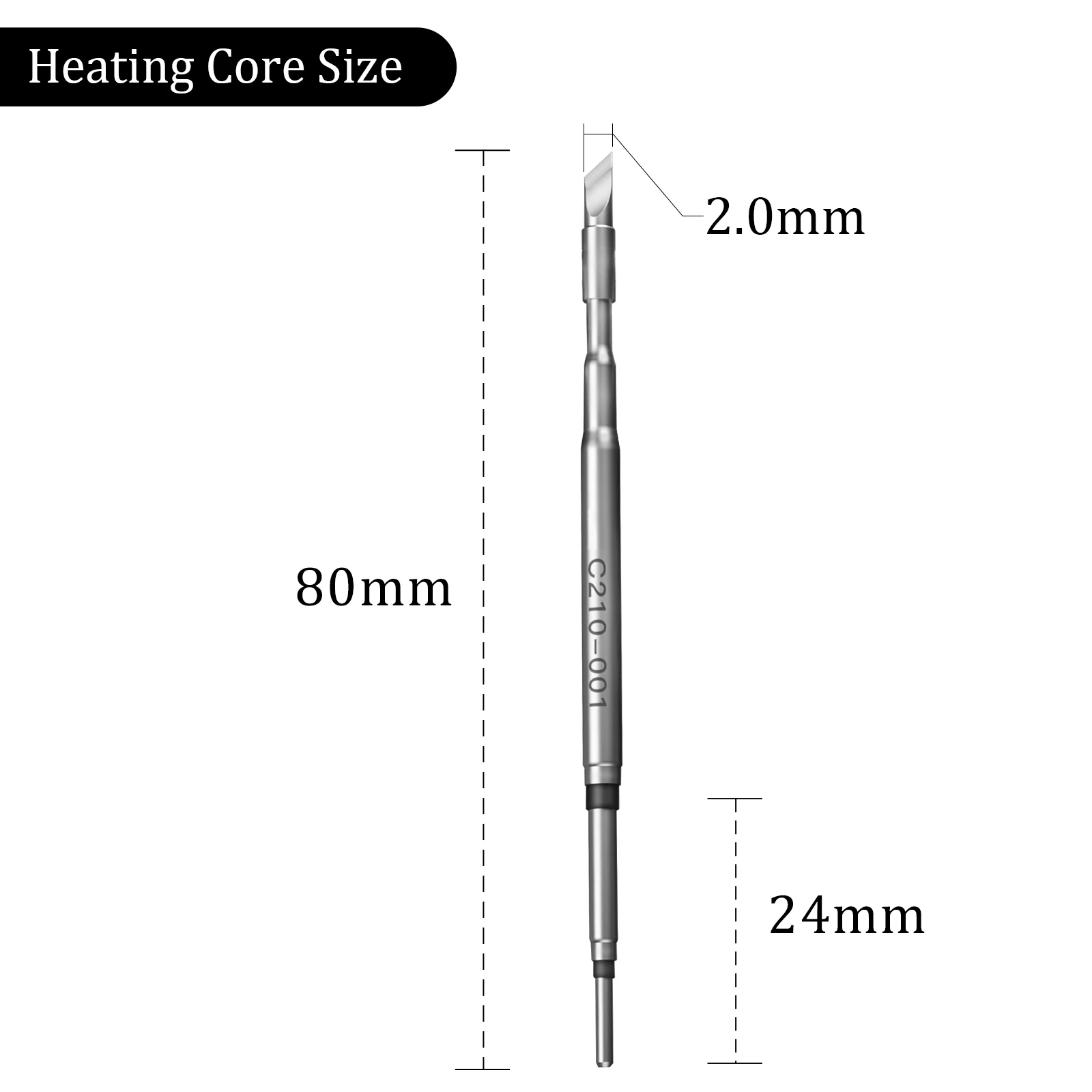 C210 Soldering Tips Heating Element Internal Heat Integrated Heating Core C210 Soldering Station Accessories Replaceable