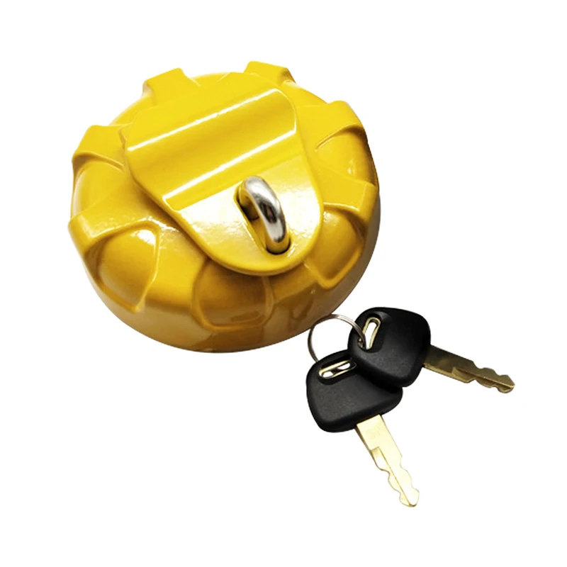 Fuel Tank Cap with 2 Keys Compatible with Sumitomo Excavator SH145U SH200A3 SH240-5 SH300 SH350-5 SH400 SH200-3 SH240A5 SH350A5