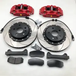 high performance 4 piston auto brake systems 4 pot brake caliper 5200 for honda civic fd2 eg6 ef es fk8 ek type r big brake kit