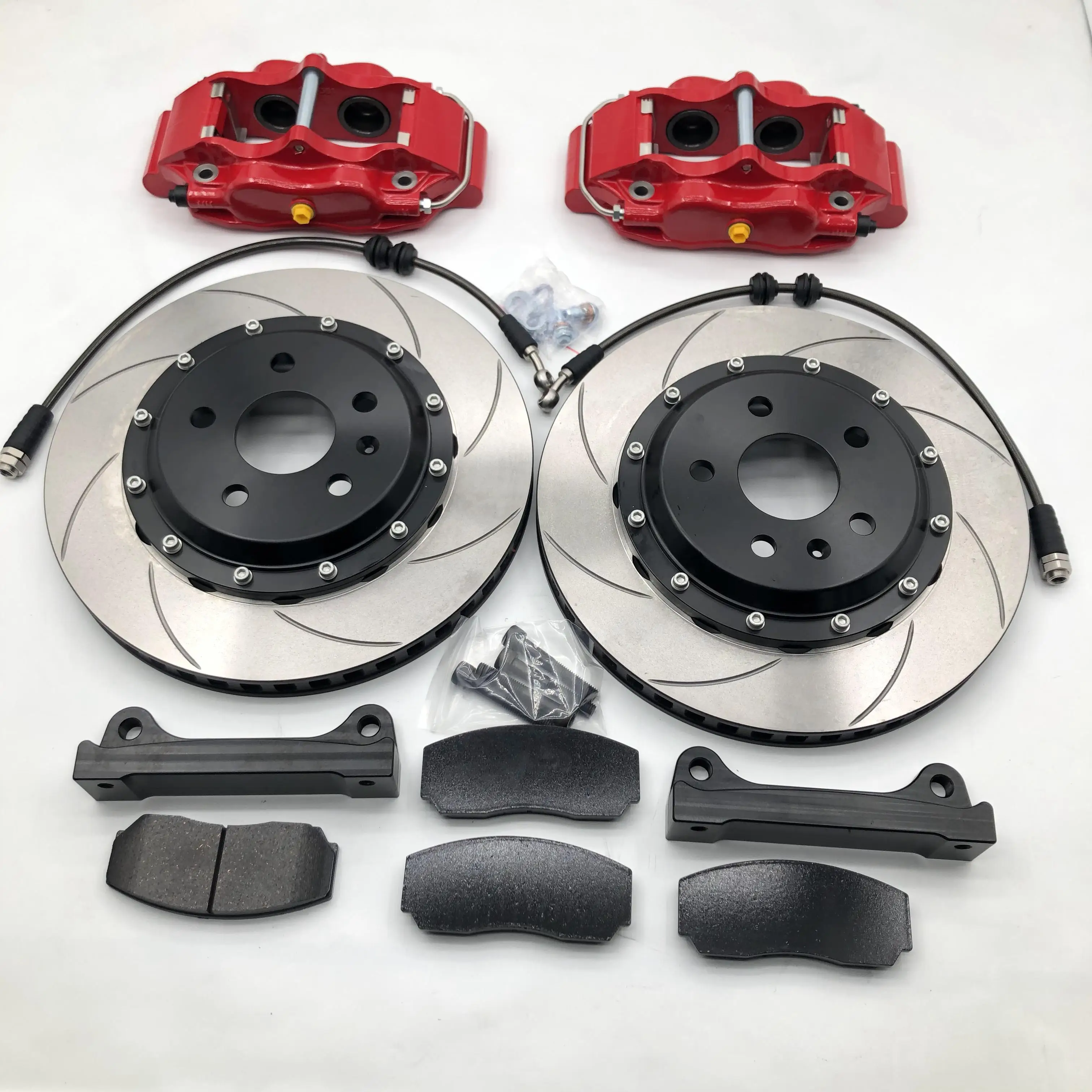 Customized Genuine Car Parts Hydraulic Brake Caliper 330x28mm Disc Kit For Fiat Abarth 500