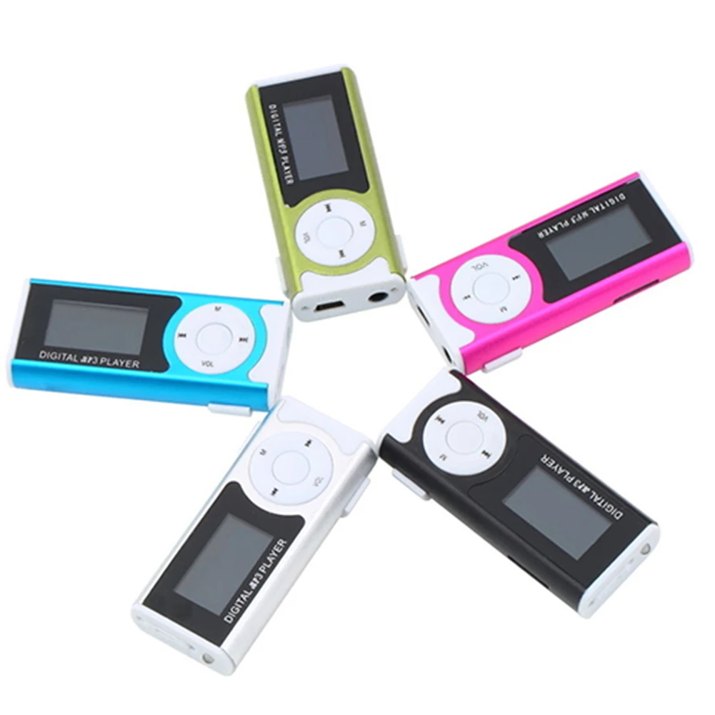 1 3 inch LCD Screen Clip USB Mini Mp3 Music Support 16GB Card