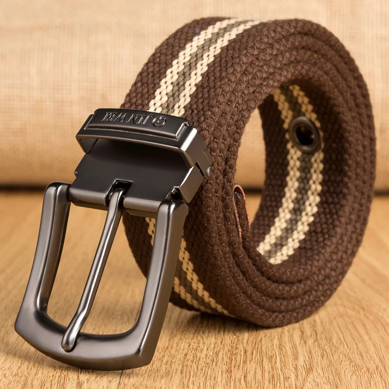 New Military Tactical Belt Men High Quality Canvas Belts for Jeans Male Casual Metal Pin Detachable Buckle Straps Belt ceintures