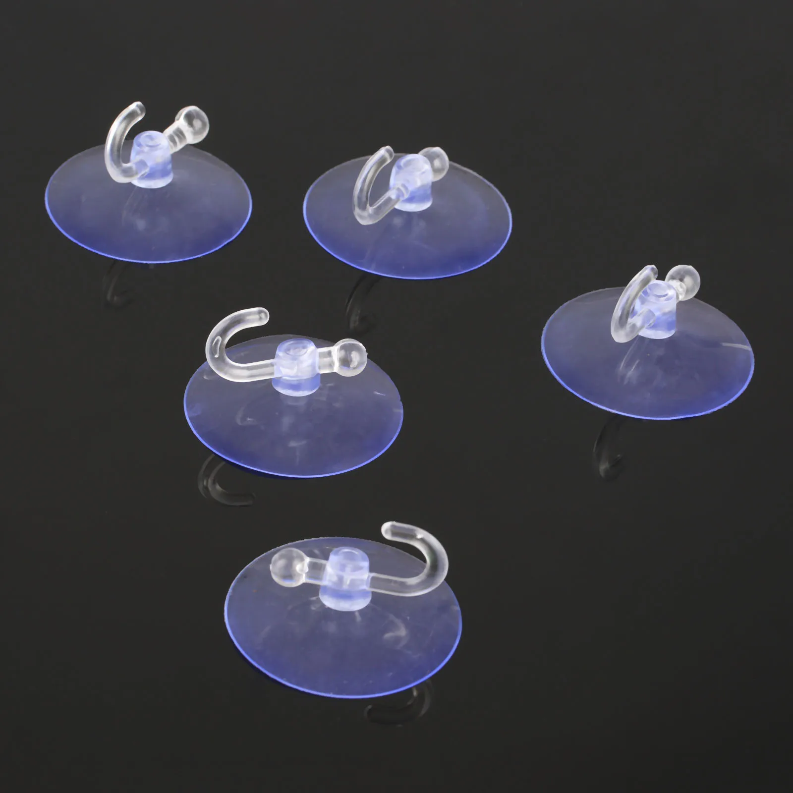 10Pcs 50mm Transparent Bathroom Sucker Suction Cups Clear Strong Vacuum Suckers Hook Hanger For Window Kitchen Doll Toy Fridge