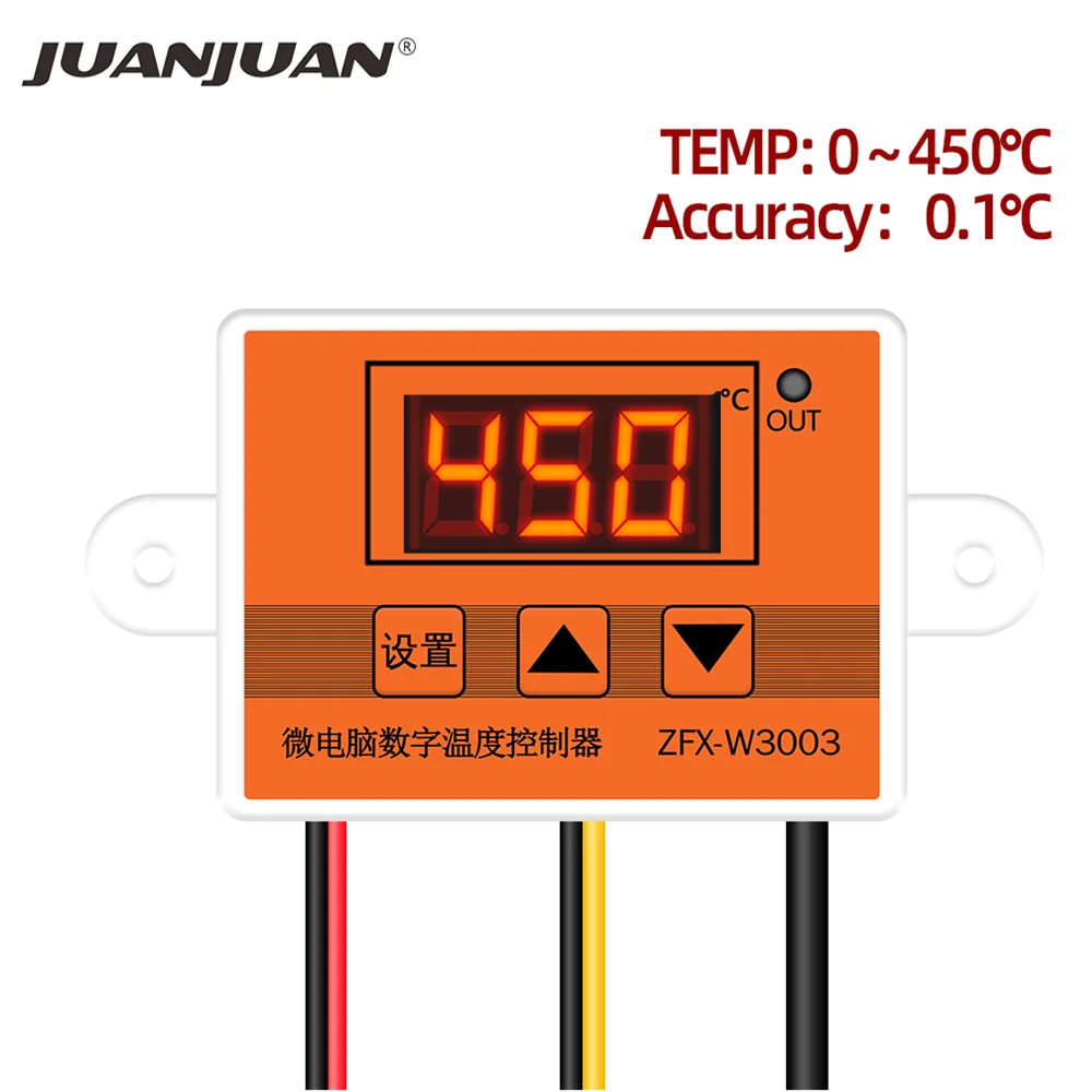 Micro Temperature Controller Thermostat ZFX-W3003 Thermoregulator 12V 24V 220V Intelligent Incubator Water Temp Regulator