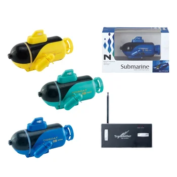 Mini Wireless R/C Underwater Submarine 4CH RC Submarine Radio Electric Remote Control Ship Tourism Boat Toys with Light