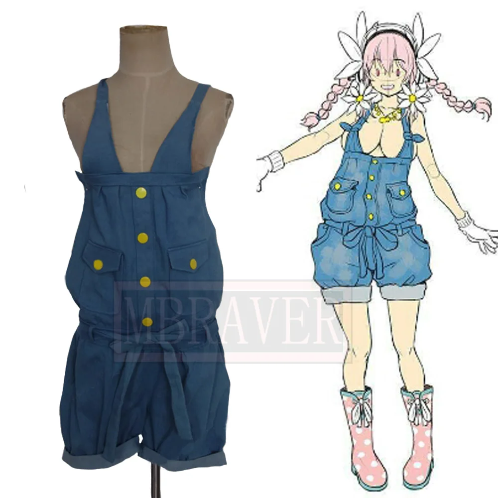 

Super Sonico Virgo Cosplay Costume Party Christmas Halloween Custom Made Any Size