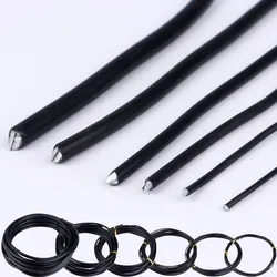 Garden Bonsai Shape Aluminum Wire (1.0mm, 1.5mm, 2.0mm, 3mm, 4mm, 5mm) Black Six Sizes for Garden and Plant Shapes