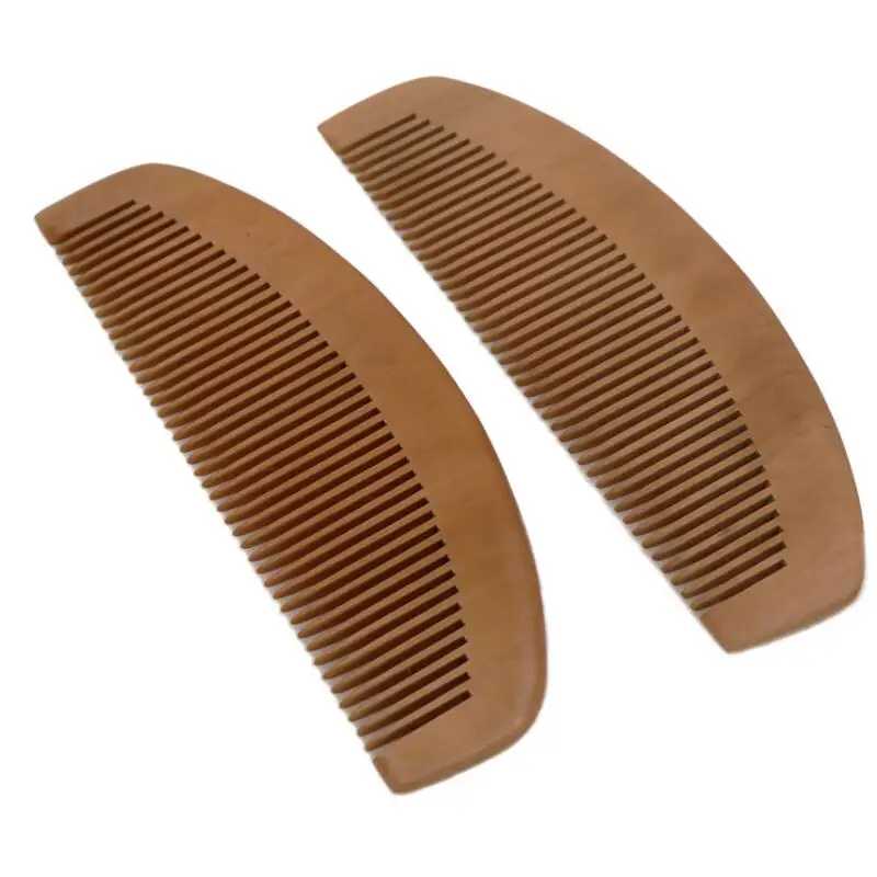 

100pcs/lot Traditional Natural Mahogany Blank Wood Comb Customized Wooden Comb Beard Comb Men Comb LX2665