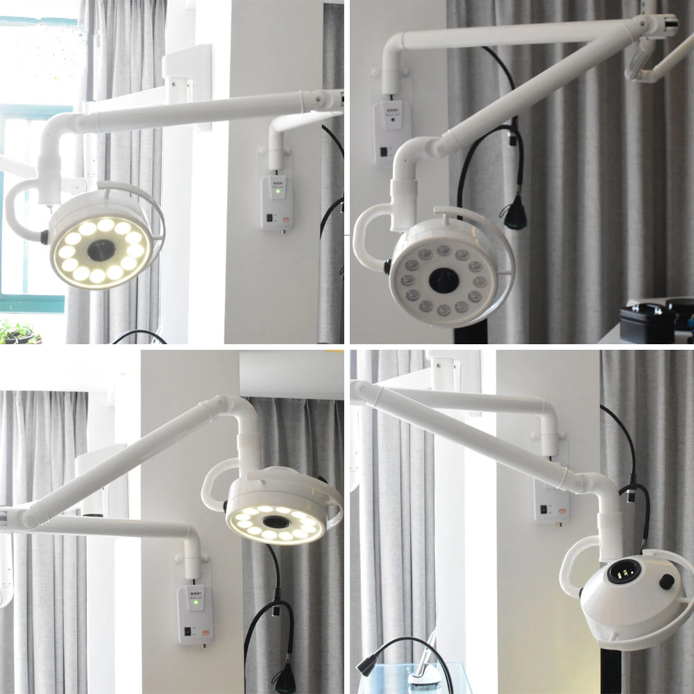 Medical LED 36W Wall Hanging Surgical Examination Shadowless Lamp Cold Light Dental ENT Surgery Veterinary PET Tattoo