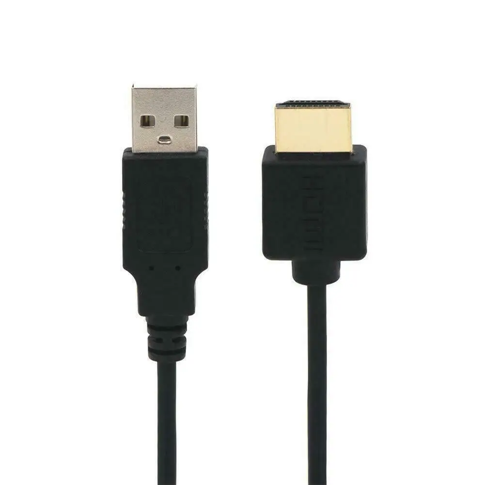 Smart Device Laptop Power Cable HDMI-compatible Cable Male-Famel HDMI-compatible to USB Power Cable USB to HDMI-compatible Cable