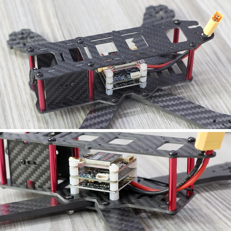 QAV-R 220mm DIY Mini Drone FPV Pure Carbon Fiber Quadcopter QAV-R 220 Cross Racing Quadcopter Frame