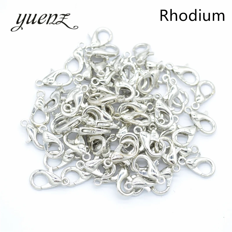 YuenZ 40pcs 8 Colors Plated Alloy Lobster Clasp Hooks for Necklace&Bracelet Chain DIY Jewelry Findings V107