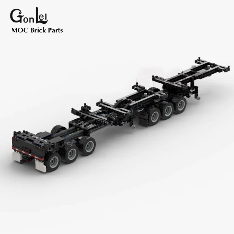 NEW Truck Lead Chassis Containerchassis Trailer fit for 42078 Mark Anthem Building Blocks Assemble Bricks Model Toys Gifts