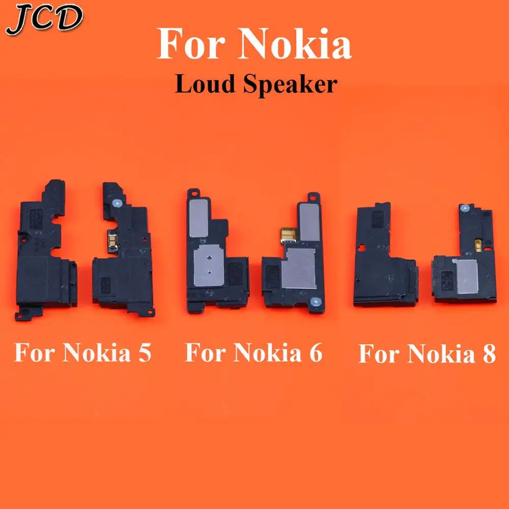 JCD New Loudspeaker For Nokia 5 6 8 Loud Rear Speaker Buzzer Ringer with Flex Cable Replacement Parts