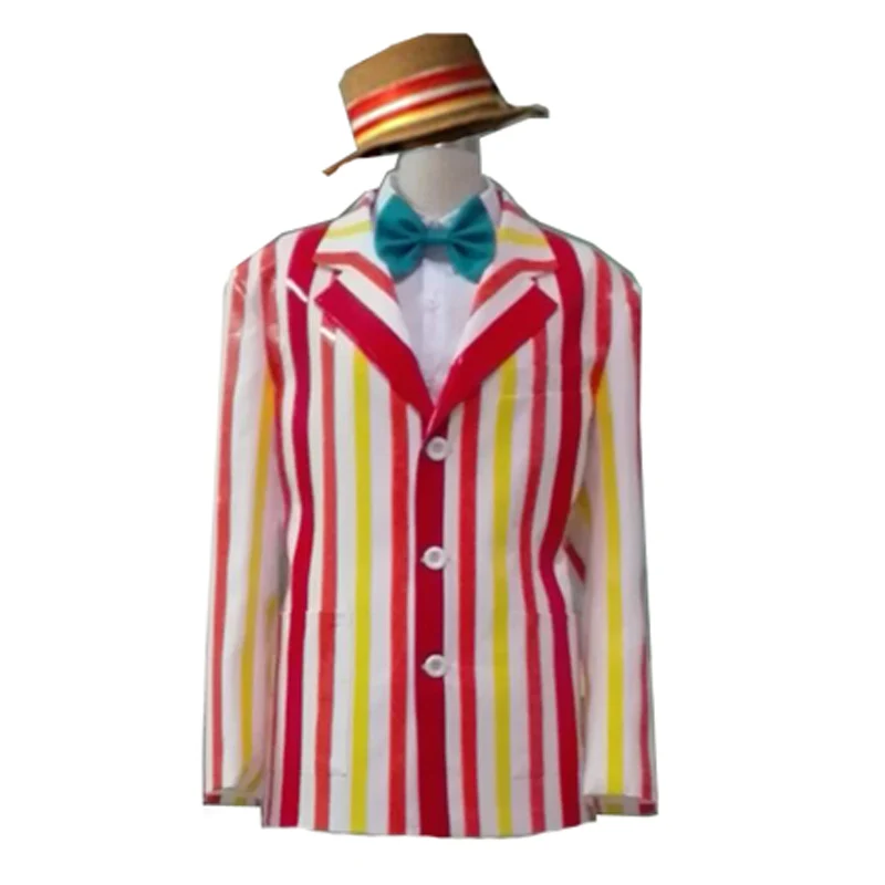 

halloween costumes Mary Poppins Bert cosplay costume clothes movie character Dick Van Dyke costumes coat hat and tie