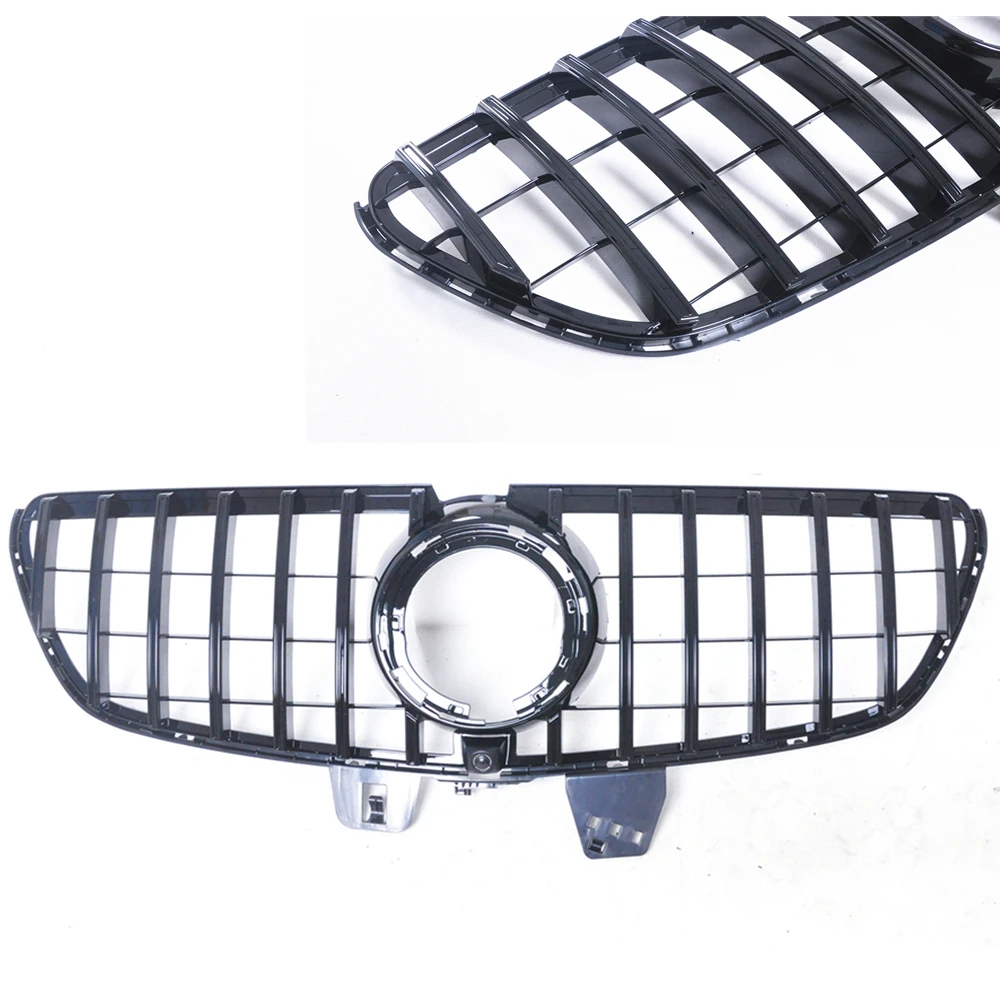 

Grill For Mercedes Benz V Class W447 2020-2023 GT R Style Front Grille Black/Silver Car Upper Bumper Intake Hood Mesh Grid Trim