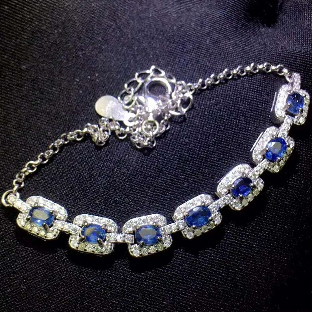 

Natural Real Sapphire Bracelet Bangle Free shipping Real natural sapphire Bangle