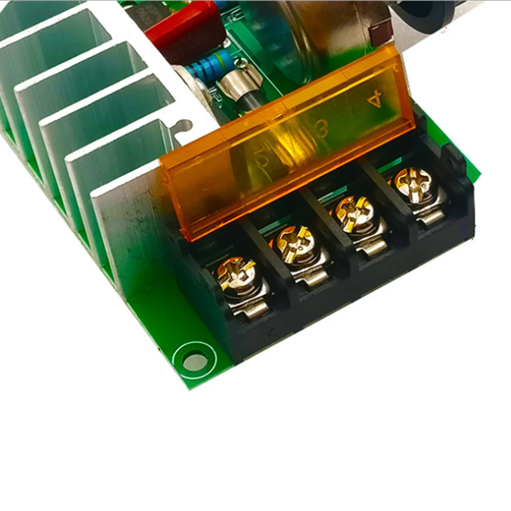 4000W AC 220V SCR Electric Voltage Regulator Motor Speed Controller Dimmers Dimming Speed With Fuse