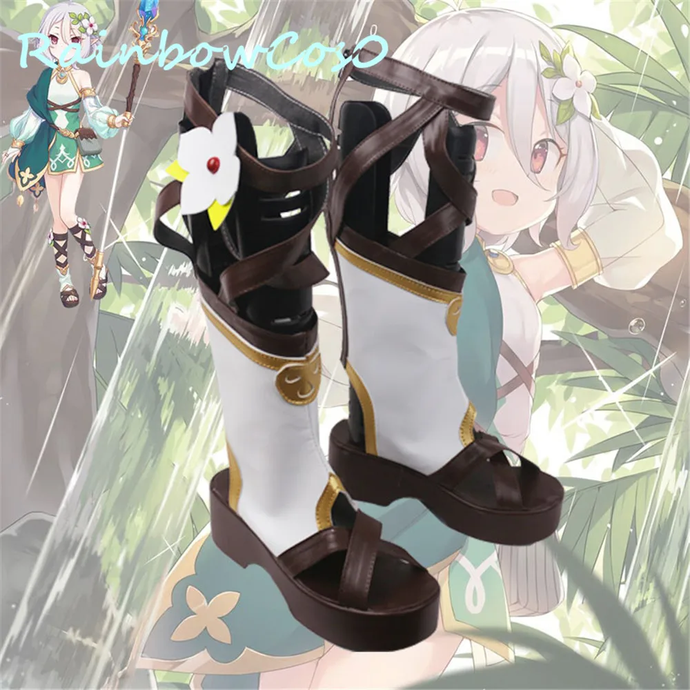 ¡Princesa Connect! Re:Dive Natsume Kokoro Cosplay zapatos botas juego Anime Halloween RainbowCos0 W1041