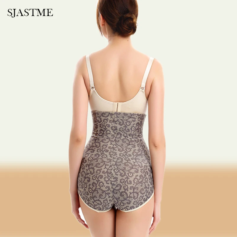 SJASTME Corrective Underwear Tummy Control Panties High Waist Body Shaper Slimming Belt Pants Butt Lifter Shapewear