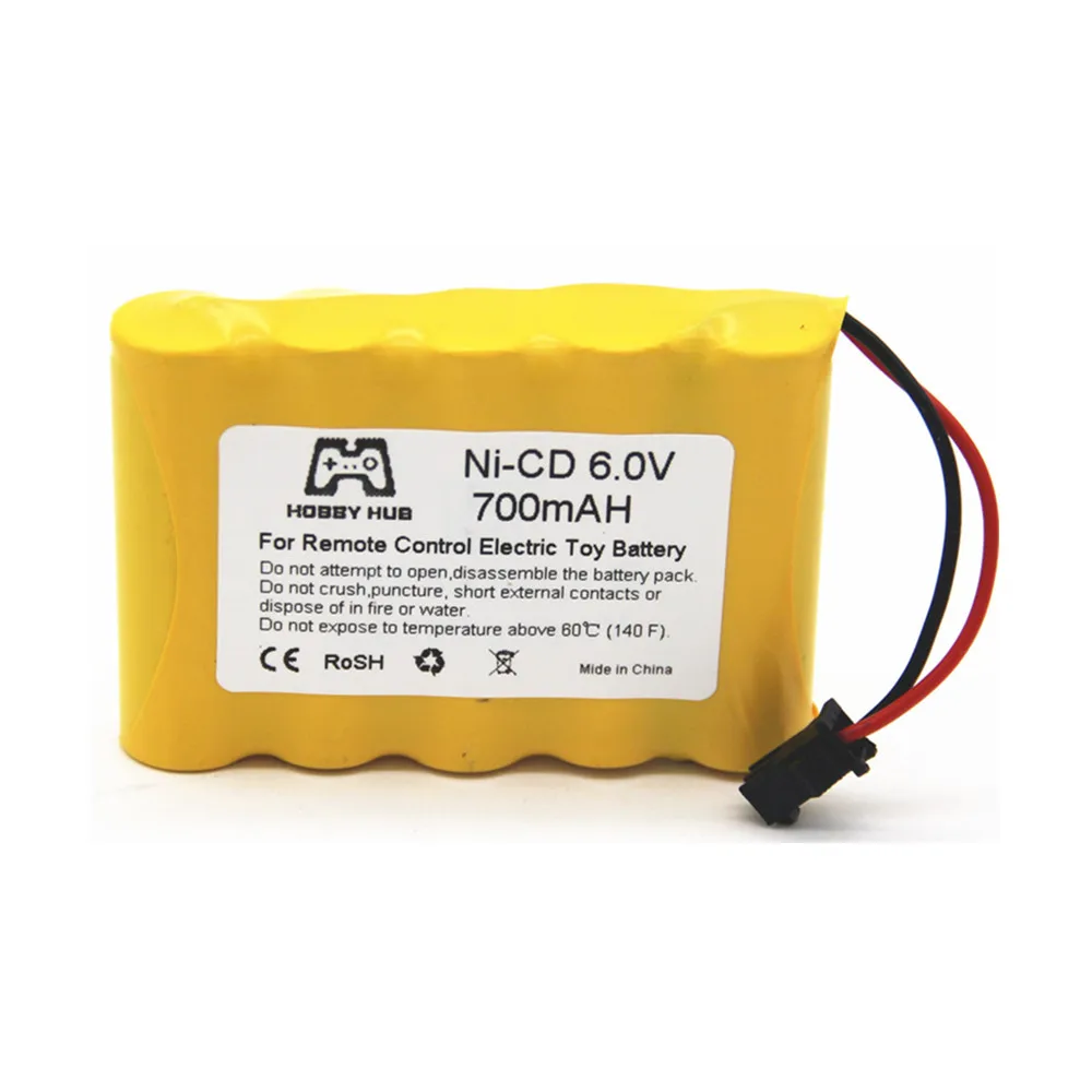 6 V 700 MAh Pin NiCd + 6 V Cho RC Đồ Chơi Xe Thuyền Súng Xe Tải Các Đoàn Tàu Robot Dự Phòng phần NI-CD AA Pin Sạc 6 V