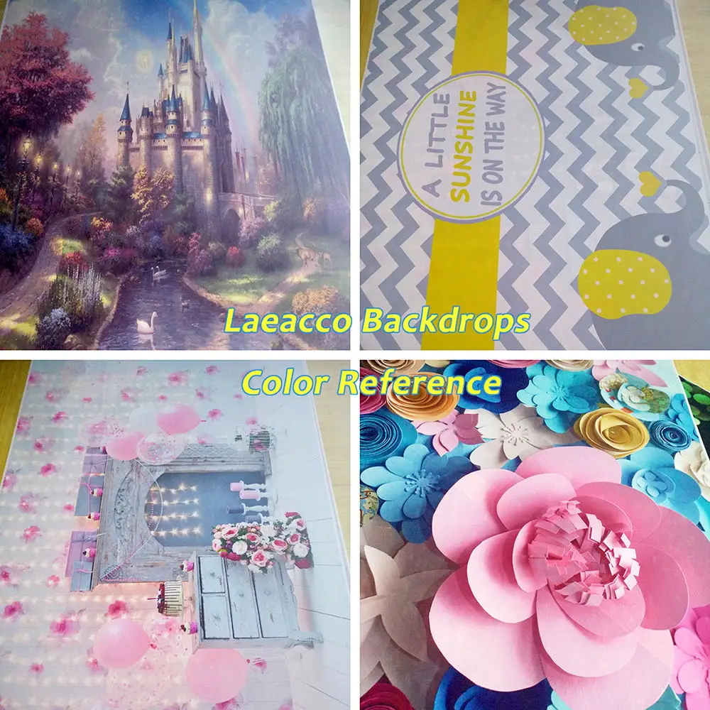 Laeacco Newborn 1st 2th 3th 4th 5th Baby Children Happy Birthday Party Name Backdrop Bluey Photographic Background Photophone