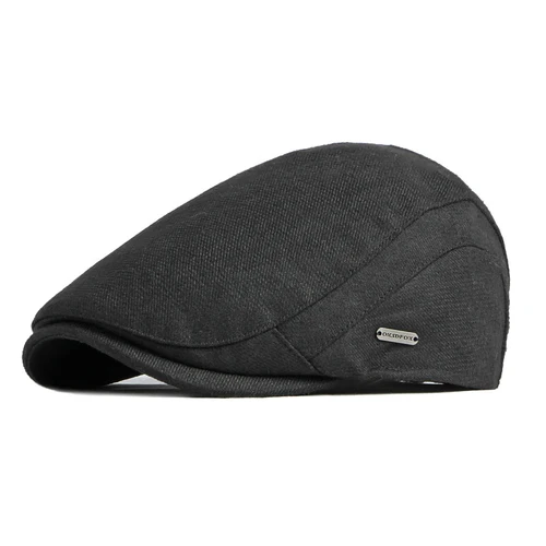 Gorro de pico de pato en espiga para otoño e invierno, boina plana con visera, gorra Retro para hombre y mujer, gorra de hiedra para pintor Gatsby, gorra de taxista para conducir