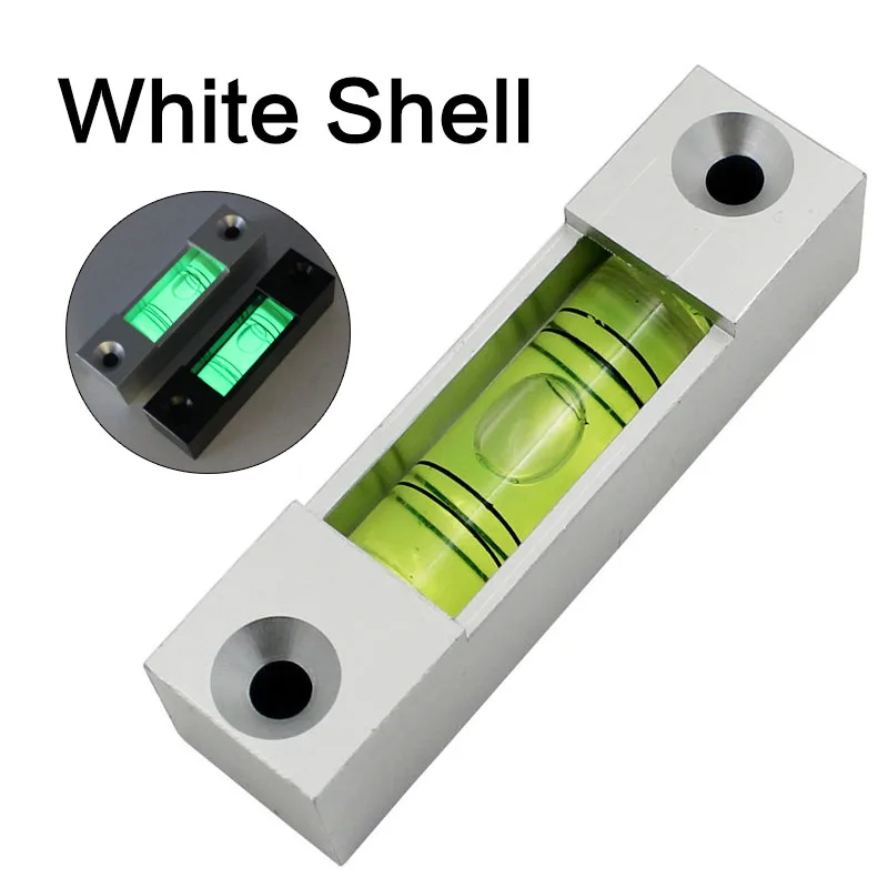 Imagem -04 - Mini Nível de Bolha de Material Metálico Luminoso Horizontal Quadrado com Função de Visão Noturna tipo Barra