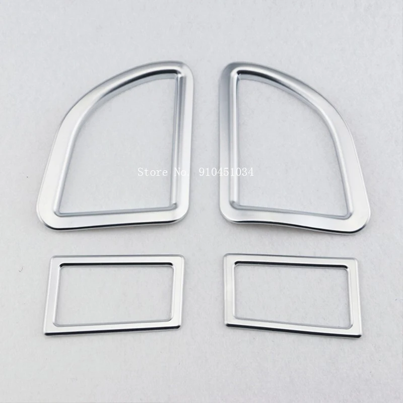 ABS Matte For Toyota Corolla Altis 2014 2015 2016 front Air condition Outlet Vent garnish cover frame lamp trim Car style 4pcs