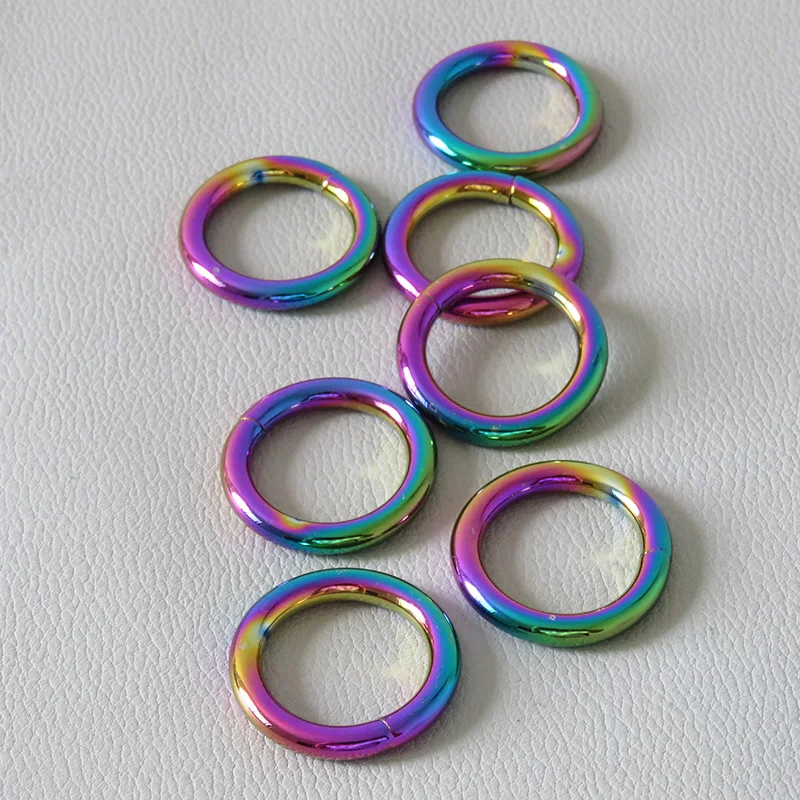 20Pcs Inner 20mm Metal O Ring For Pet Dog Collar Harness Bag Straps Sewing Accessory Belt Loop Grament Clasp Buckle Hardware