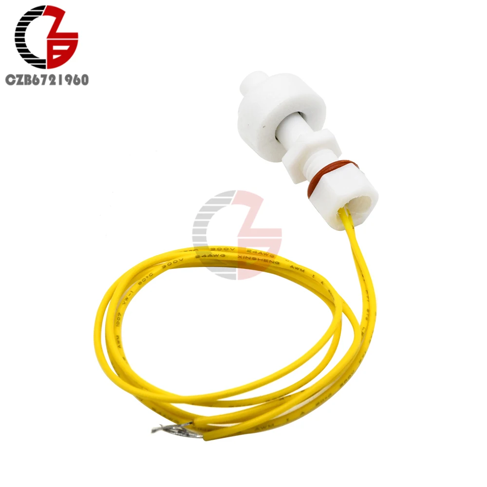 Liquid Water Level Sensor Switch Normally Closed Low Pressure Float Switch for Fish Tank Aquarium Pump Alarm Floating Switch