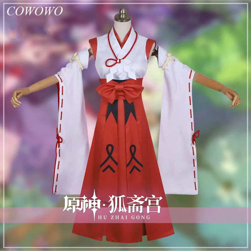 ¡Anime! Genshin-traje de juego de impacto Kitsune Saiguu, Kimono, uniforme, disfraz de Halloween, fiesta de carnaval, juego de rol, nuevo