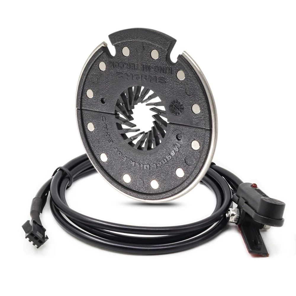 12 магнитов, датчик PAS, датчик помощи педали Ebike, 12 сигналов для контроллера KT, разъем SM, 3-контактные аксессуары для электронного велосипеда