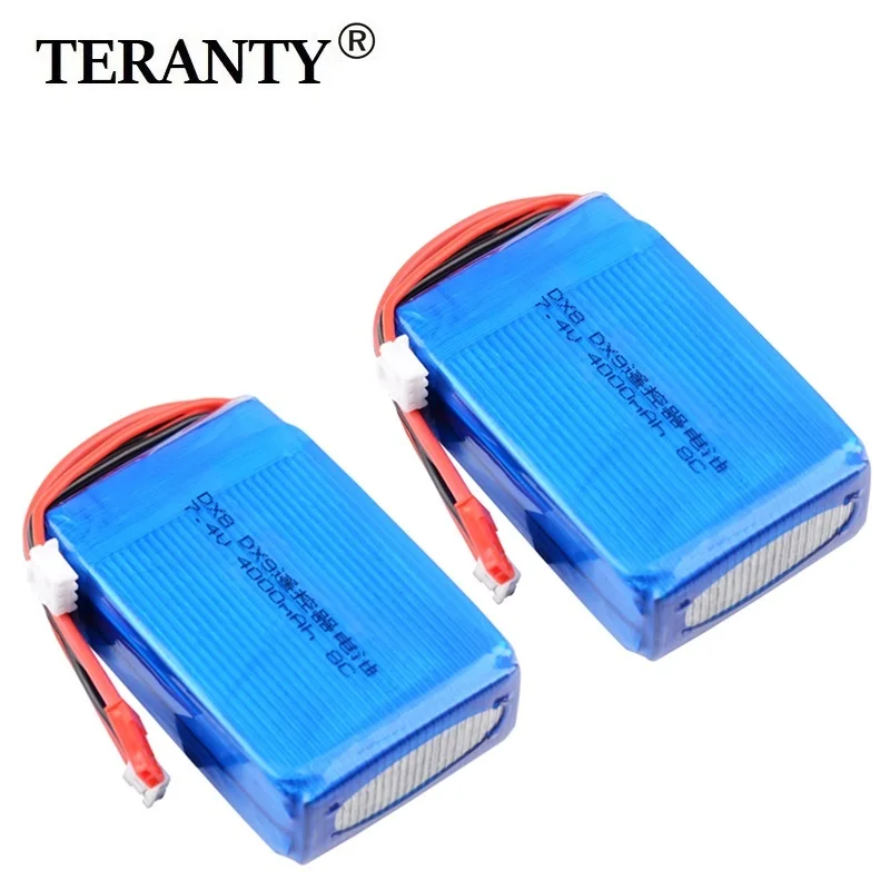 Original Battery for DX9 DX8 DX7 DX6E Remote Controller Transmitter Battery 7.4V 4000mAh Lipo battery for DX9 DX8 DX7 DX6E Drone