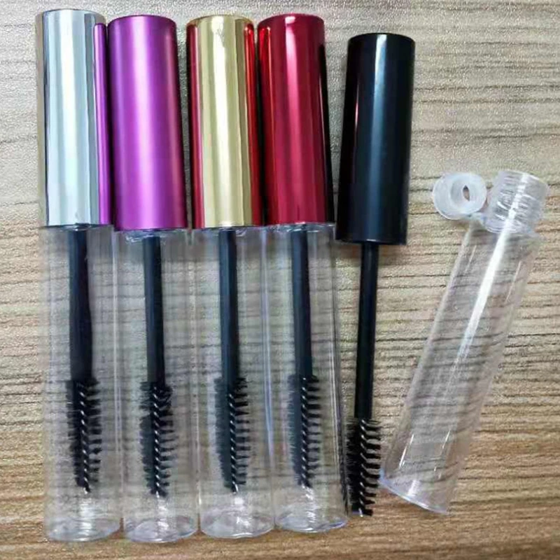 100 PCS 10 Ml Rỗng Mascara Lông Mi Mọc Lông Mi Chất Lỏng Bình Son Bóng Ống Mỹ Phẩm Mẫu Lọ Chai