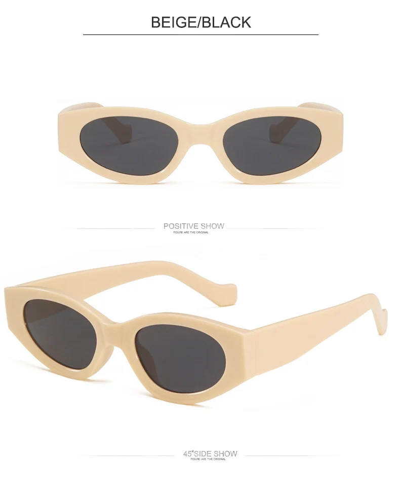 OEC CPO Vintage Cat Eye Sonnenbrille, grüner Punk-Stil, UV400-Schutz, ovale Form, modische Brillen für Damen und Herren – Detail 7