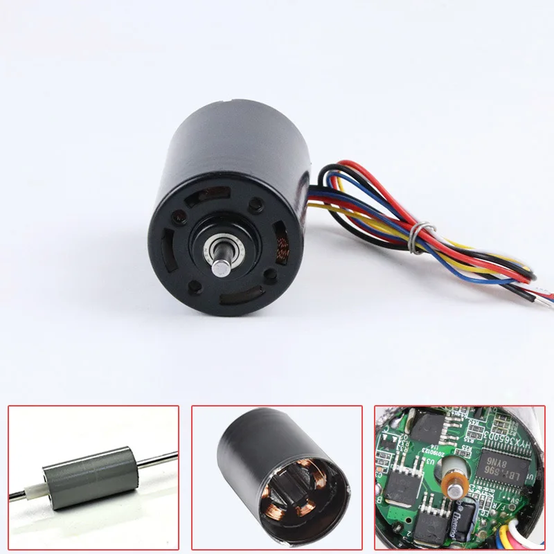 DC High Speed Brushless BLDC motor 12V 24V with Hall Driver 4260 Electric Mini Engine High Torque Six lines With brake