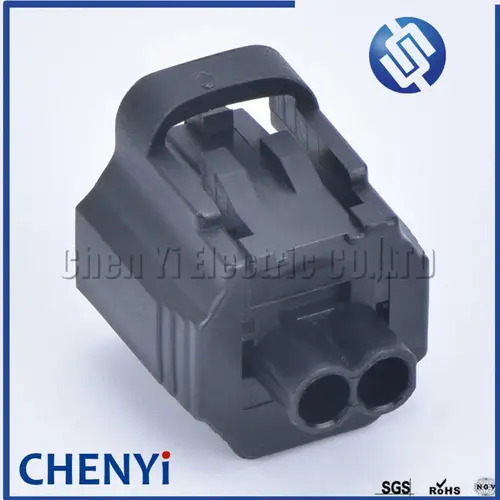 Imagen 2 del producto 1 Juego de conector de cable impermeable hembra de 1,8mm de 2 pines 178390 -1 sensor de temperatura del agua 178390 -2 (Muelas formas)