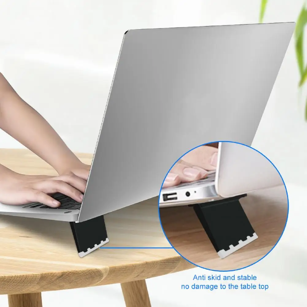 1 Pair Multifunctional Portable Foldable Mini Tablet  Laptop Cooling Stand Holder Brackets
