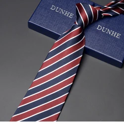 Men's Tie Brand Desiger 9 CM Wide Striped Neck Ties for Men High Quality Formal Business Work Wedding Necktie Male Gift
