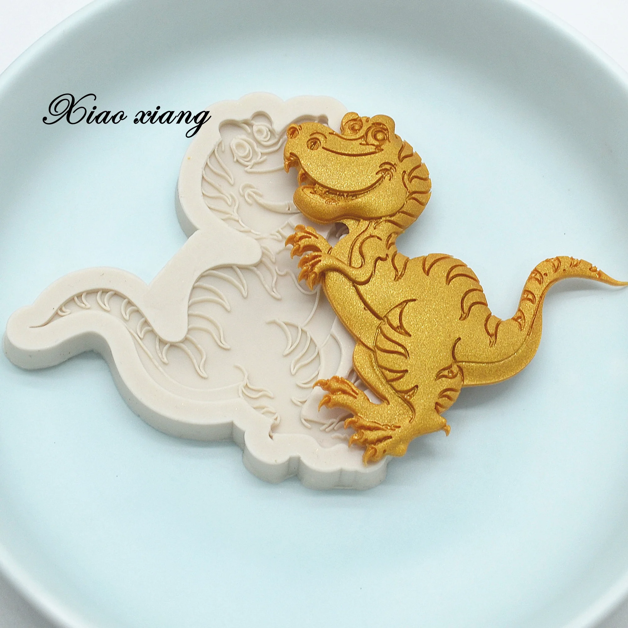 3D Dinosaur Silicone Cake Molds For Baking Animals Chocolate Baby Birthday Cupcake Fondant Cake Decorating Tools Cookie Moulds