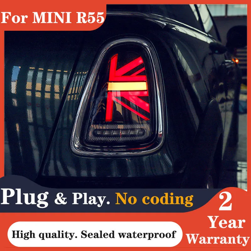 

Car Rear LED Tail Light for BMW Mini Cooper R55 R56 R57 R58 R59 LED Taillights 2007-2013 Turn Signal Brake Light Reverse Lights