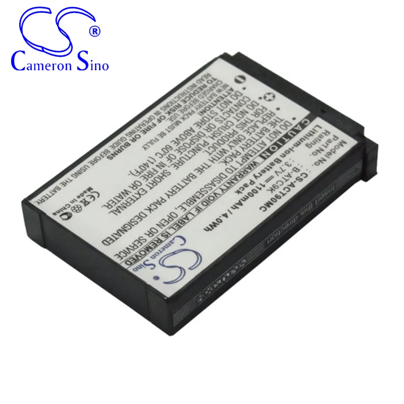 CameronSino Pin Cho Oregon Khoa Học ATC9k Camera Hành Động ATC9k Phù Hợp Với Oregon Khoa Học B-ATC9K Kỹ Thuật Số Pin Máy Ảnh